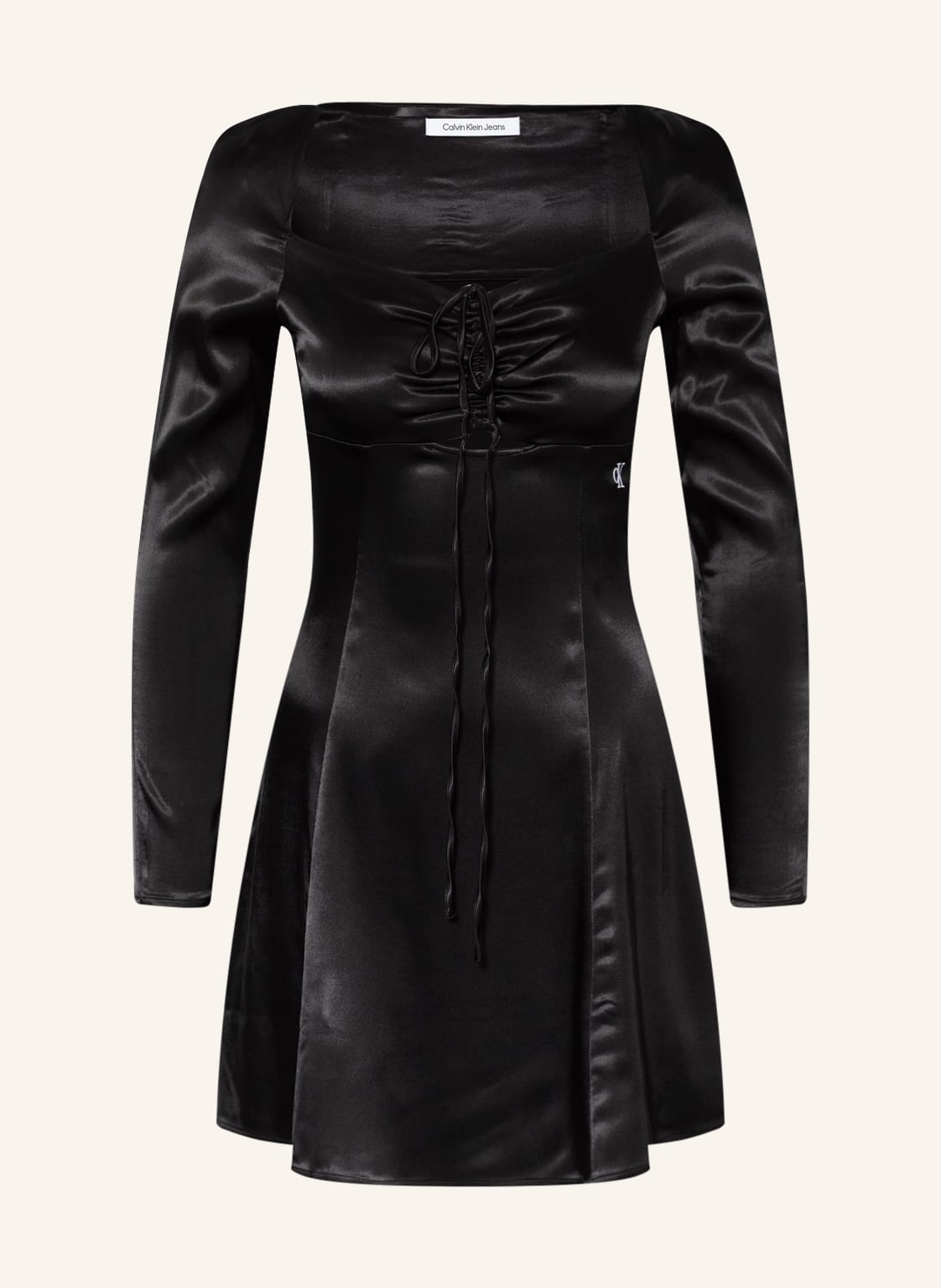 Image of Calvin Klein Jeans Kleid Mit Cut-Out schwarz