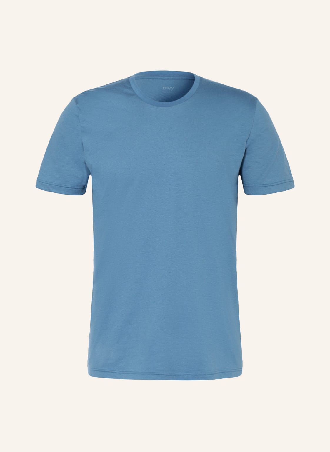 Image of Mey Schlafshirt Serie Dry Cotton Colour blau