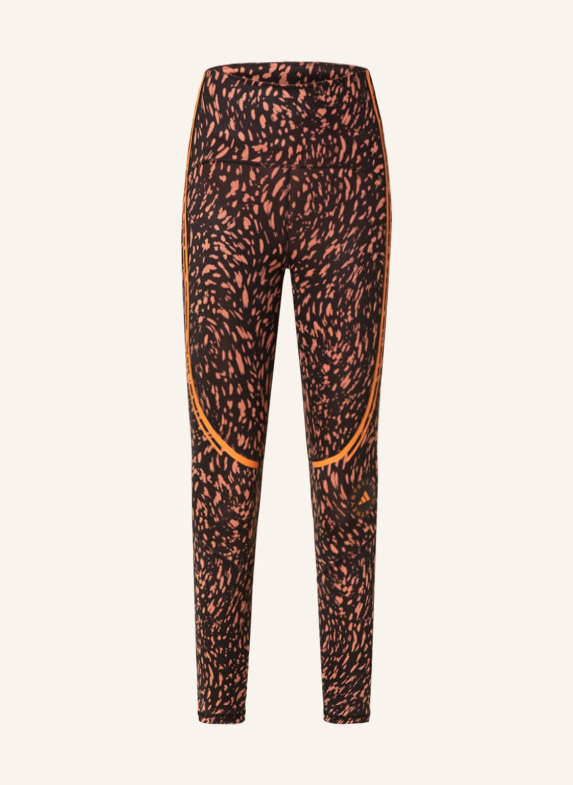 Image of Adidas By Stella Mccartney Tights Truepace Printed Training schwarz