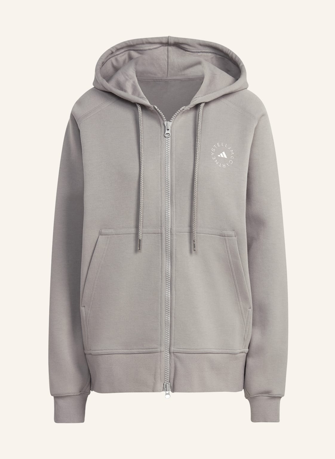 Image of Adidas By Stella Mccartney Sweatjacke grau