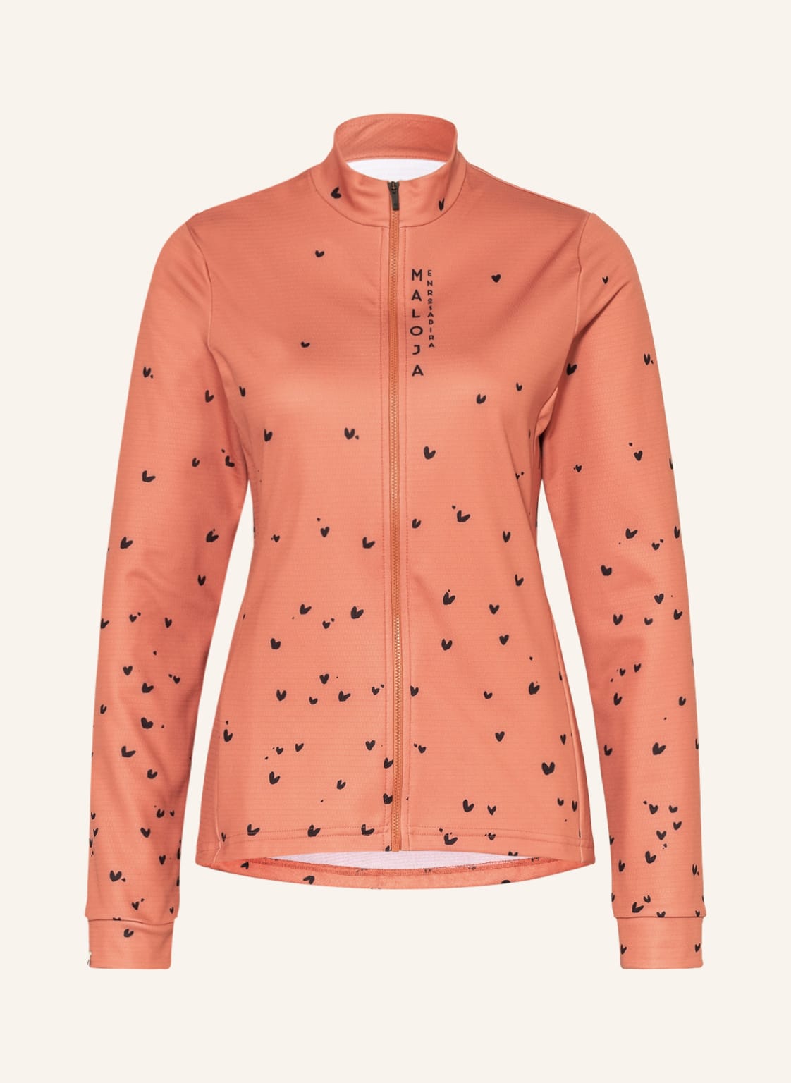 Image of Maloja Radhose Sawang Mit Trägern Und Gepolstertem Einsatz rot