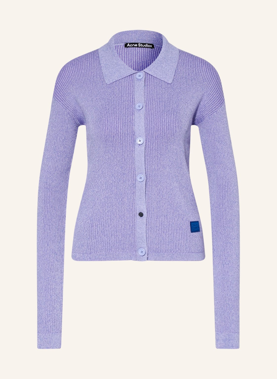 Image of Acne Studios Stickjacke violett