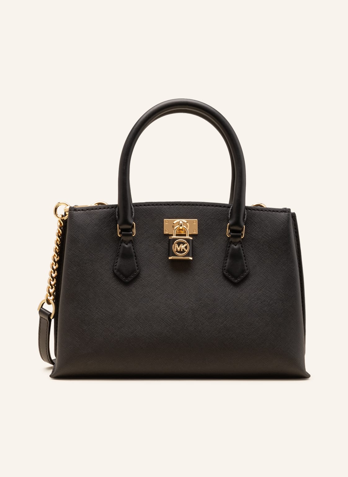 Image of Michael Kors Saffiano-Handtasche Ruby schwarz