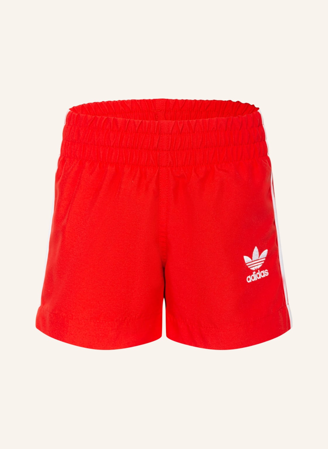 Image of Adidas Originals Badeshorts Originals Adicolor 3-Streifen rot