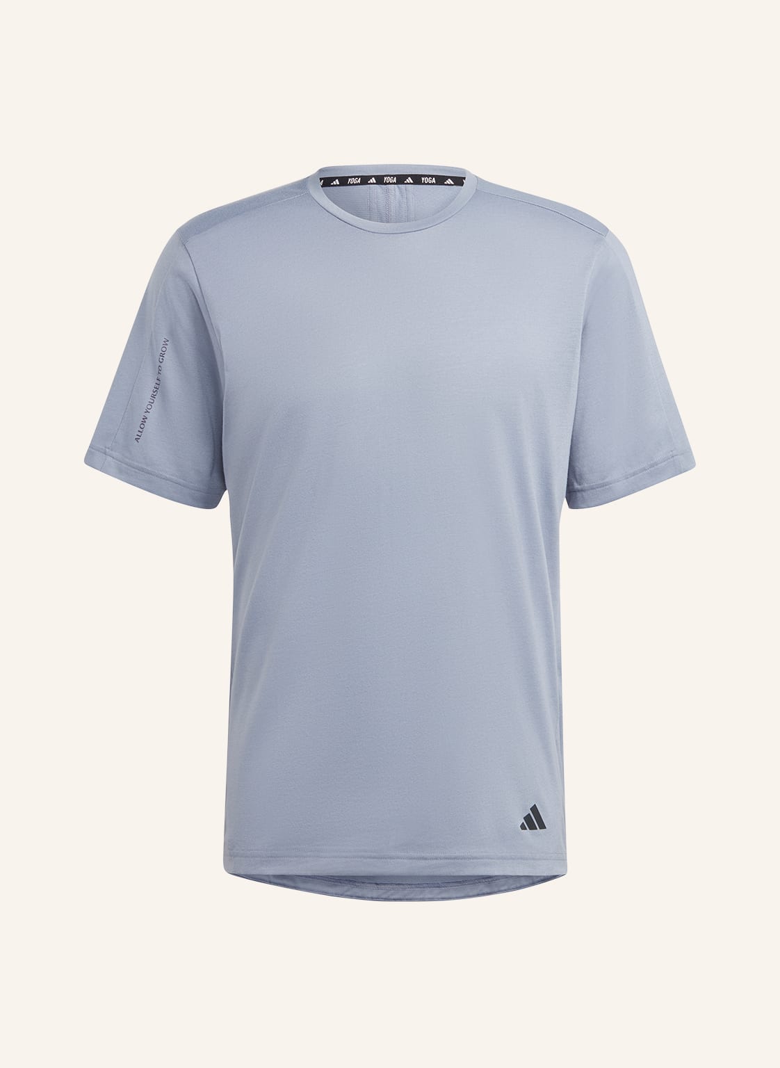 Image of Adidas T-Shirt Yoga Base Mit Mesh violett