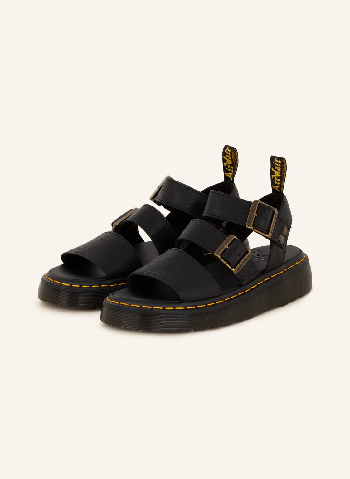 Image of Dr. Martens Plateau-Sandalen Gryphon Quad schwarz