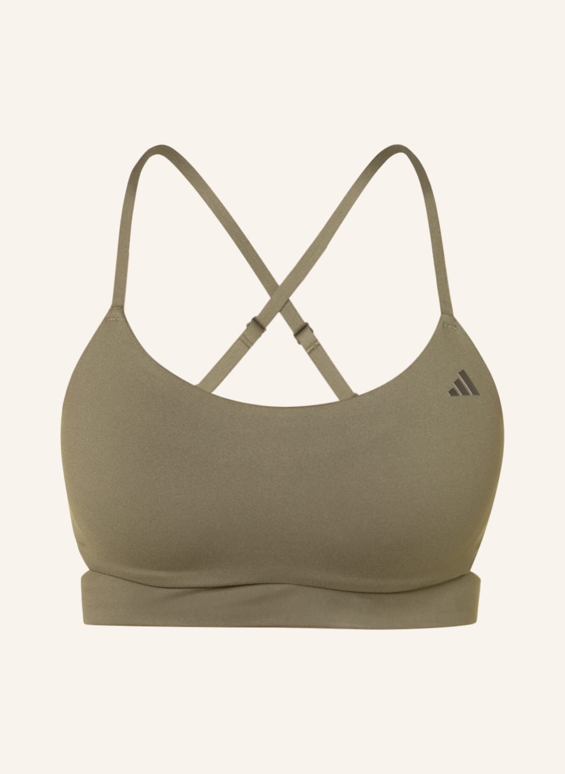 Image of Adidas Sport-Bh Yoga Studio Light-Support Longline gruen