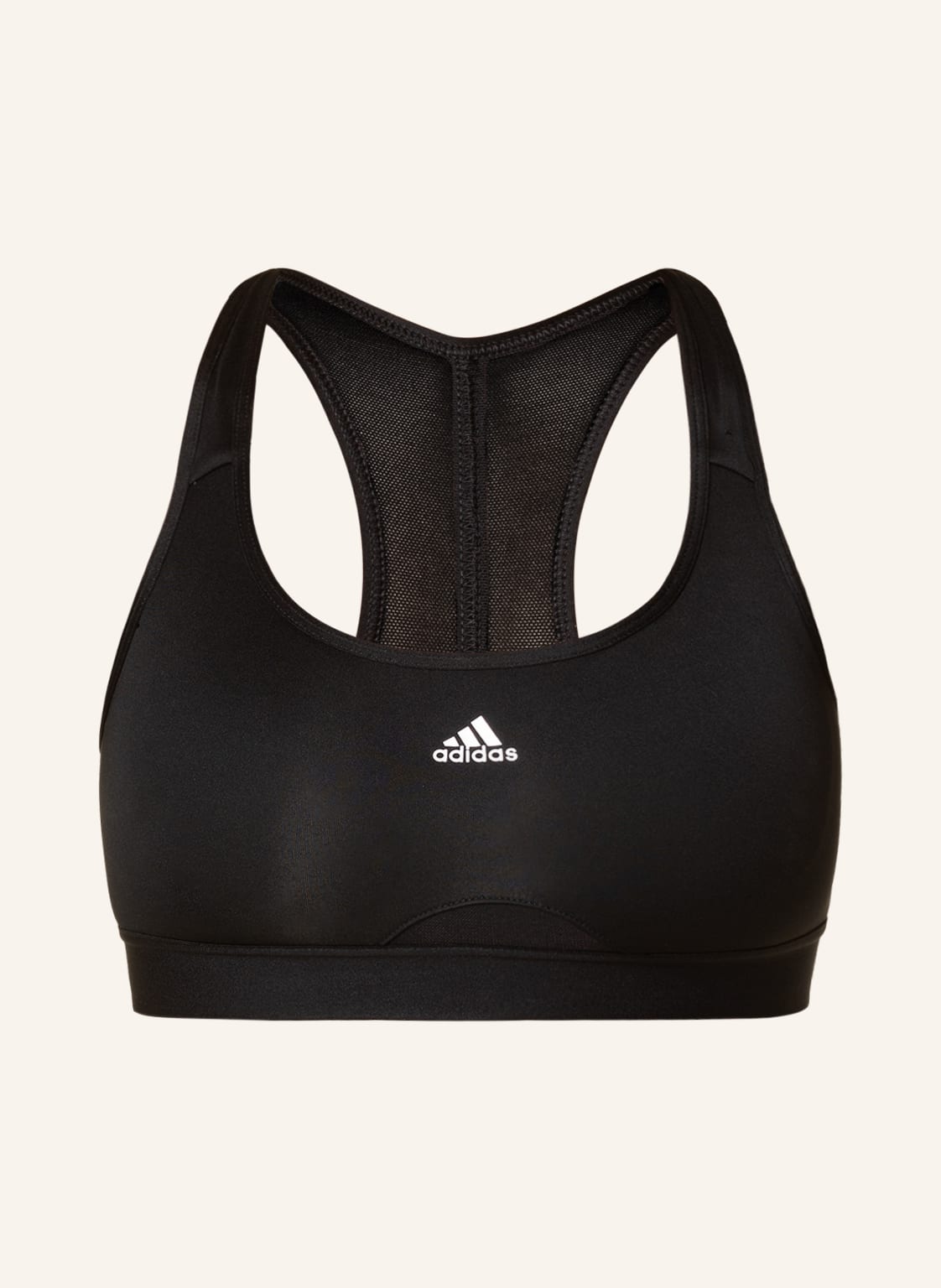 Image of Adidas Sport-Bh Powereact Training Mit Mesh schwarz