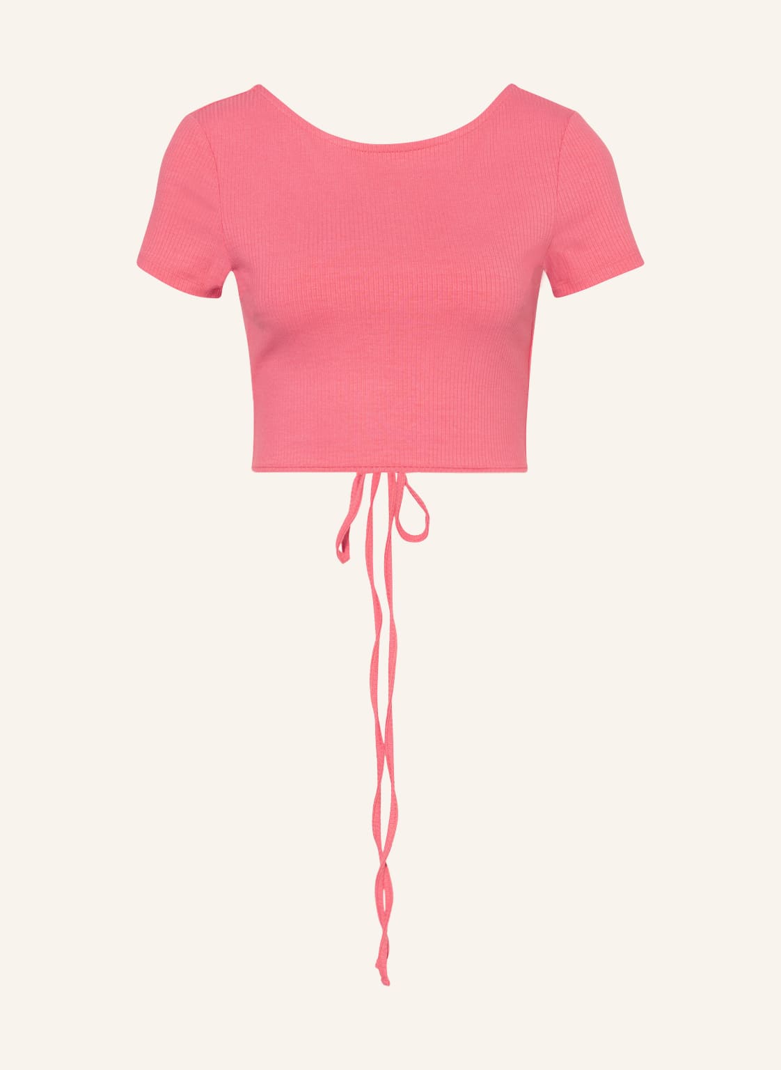 Image of Edited Cropped-Shirt River pink