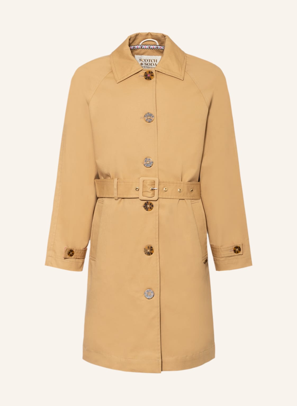 Image of Scotch & Soda Trenchcoat beige