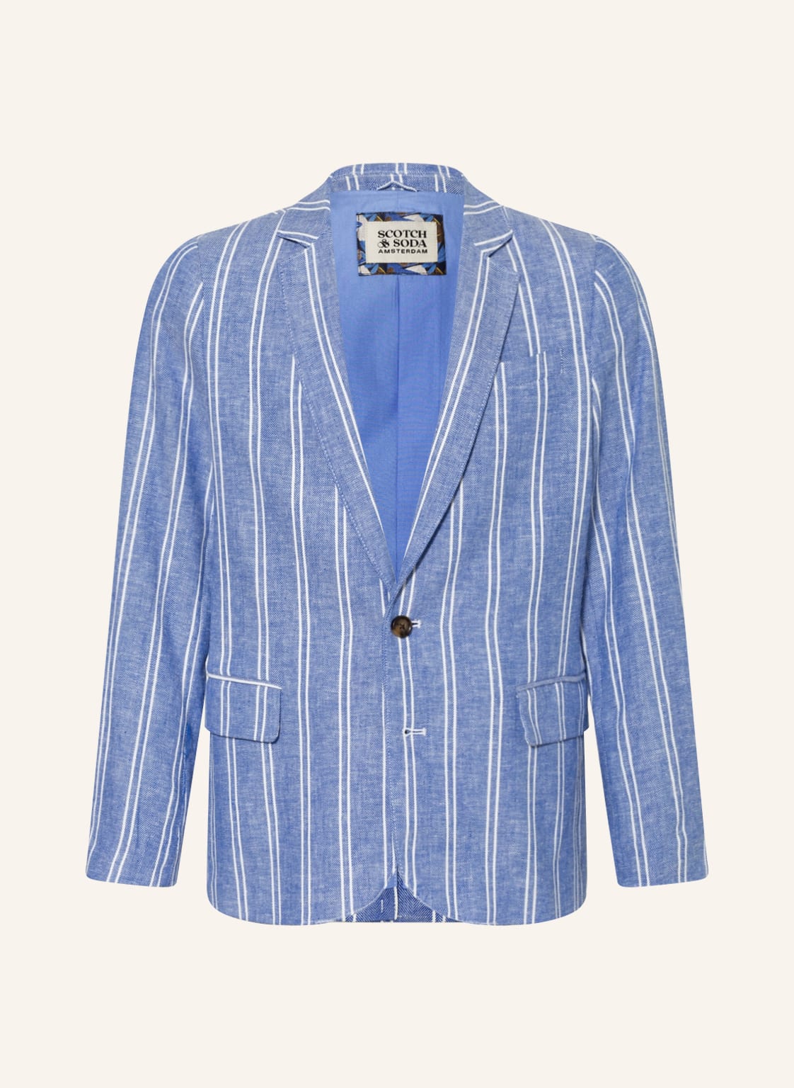Image of Scotch & Soda Sakko Mit Leinen blau