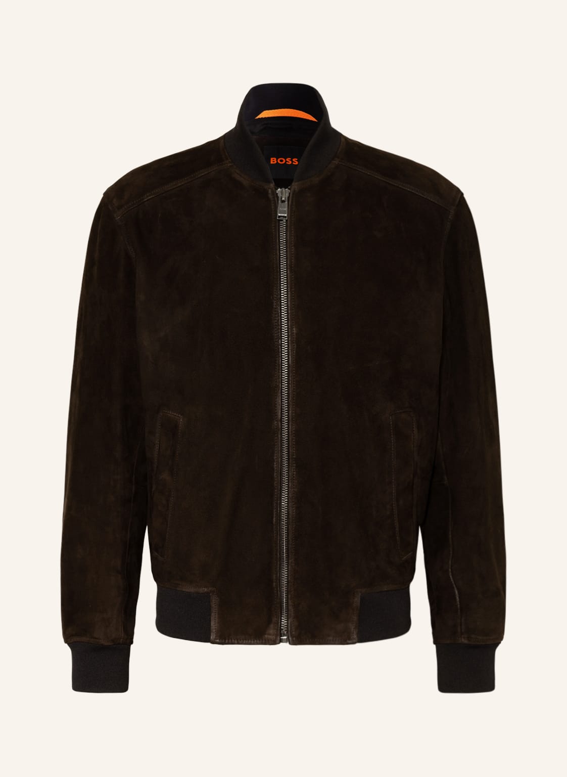 Image of Boss Lederjacke Jamaro braun