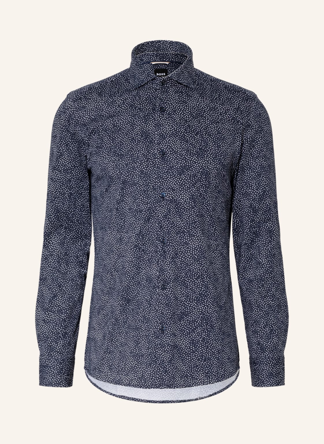 Image of Boss Jerseyhemd Hal Casual Fit blau