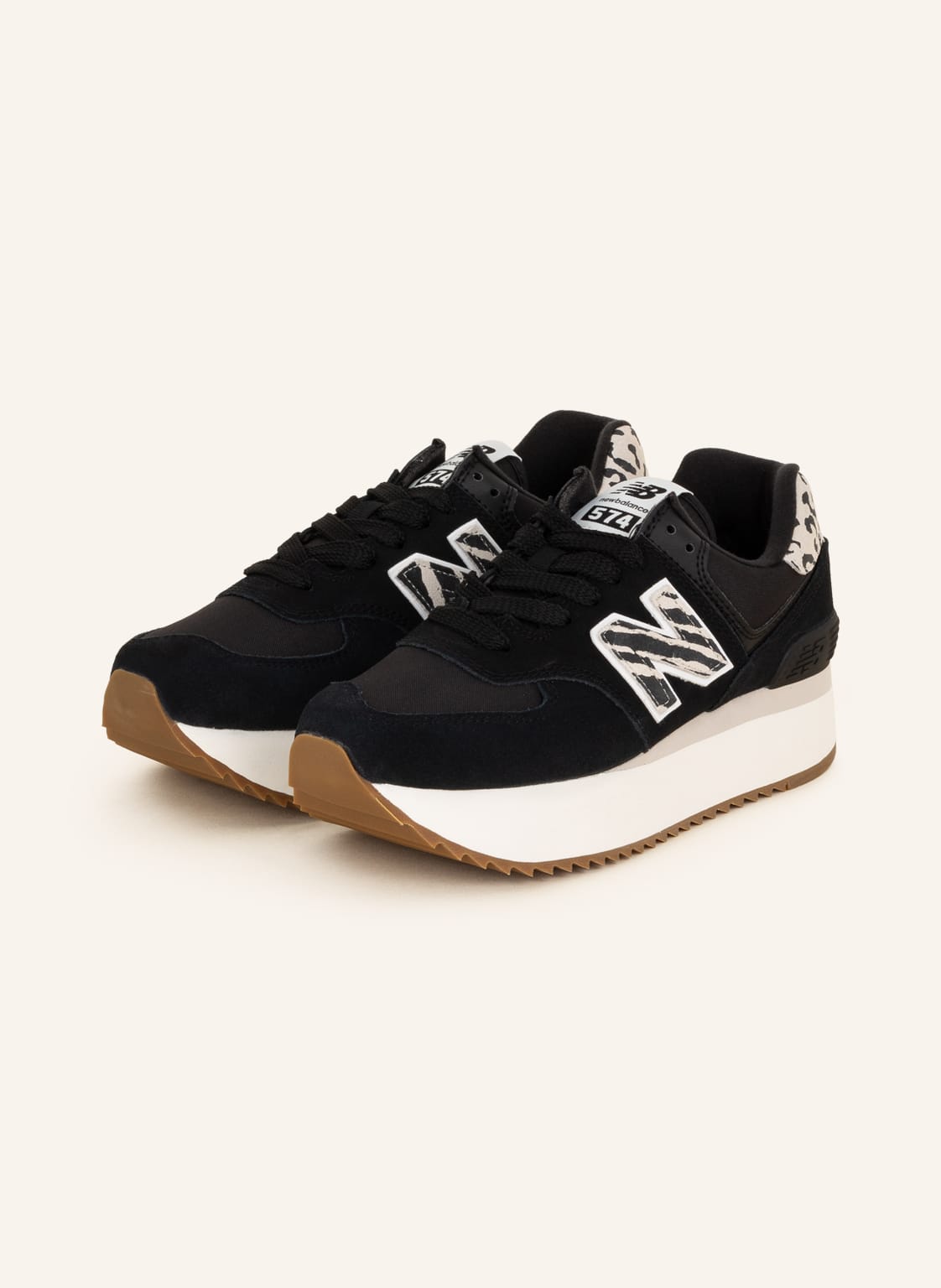 Image of New Balance Sneaker 574+ schwarz