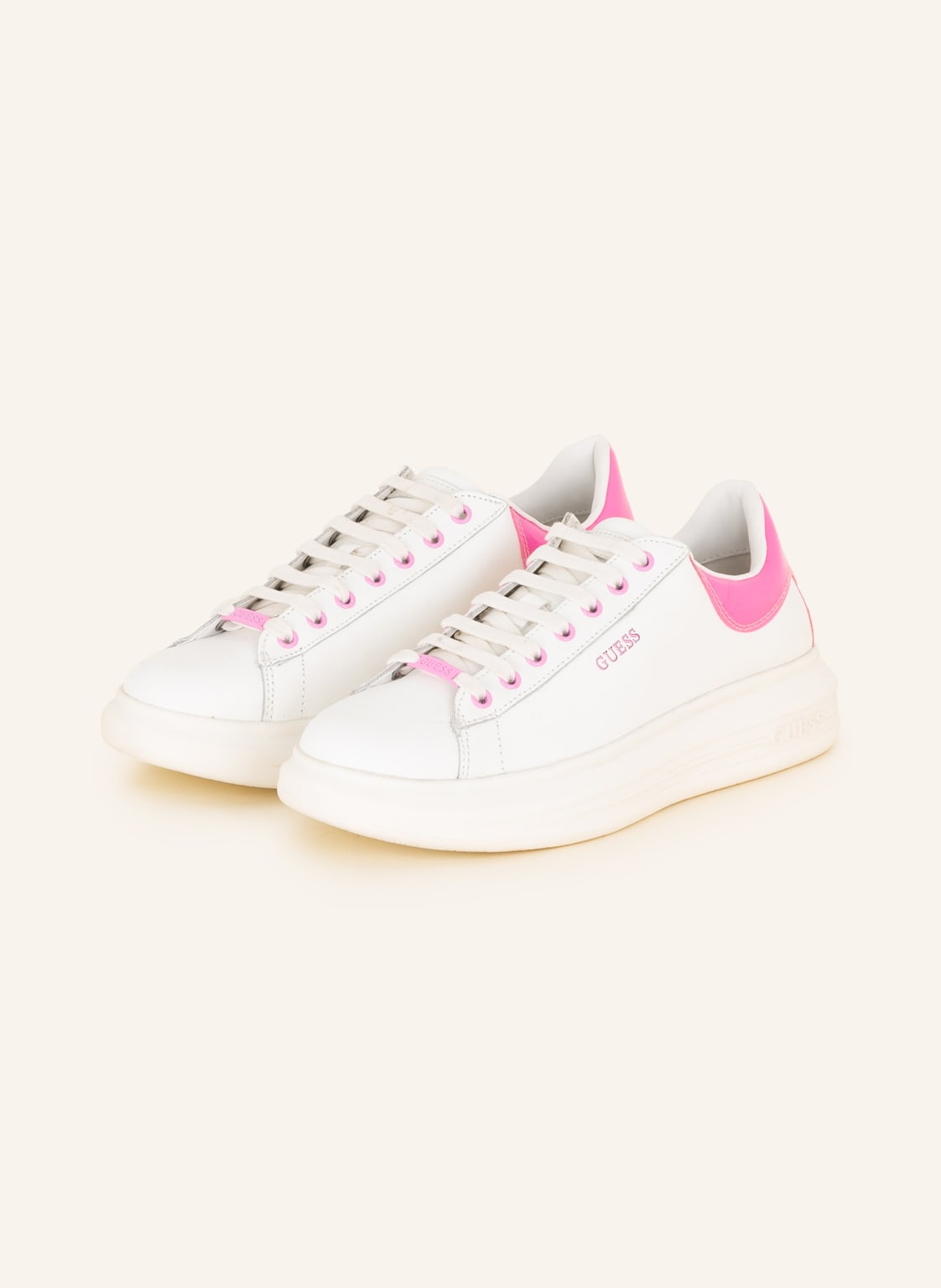 Image of Guess Sneaker Vibo pink