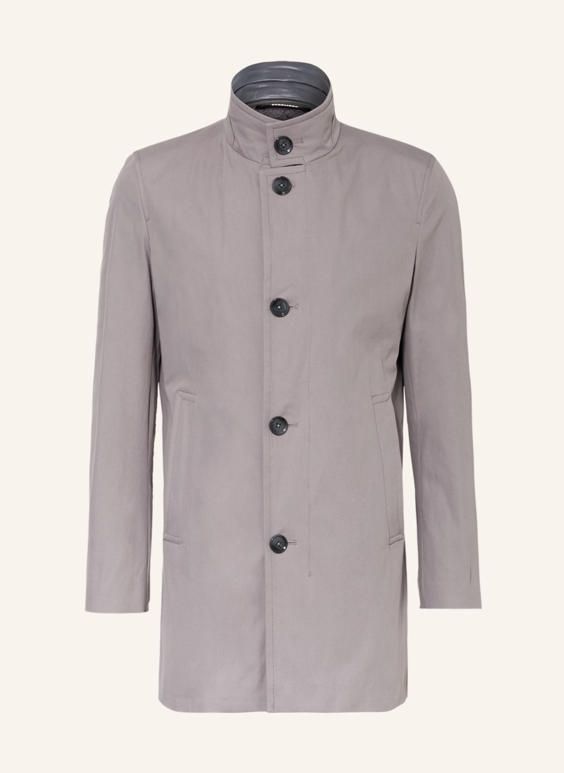 Image of Strellson Mantel Finlay Mit Abnehmbarer Blende grau