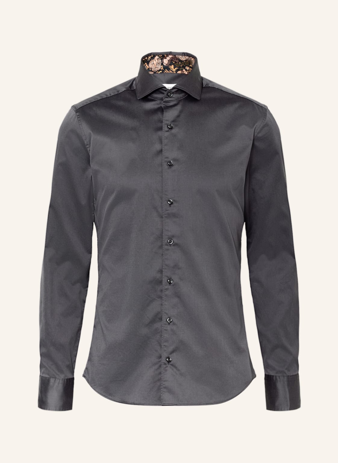 Image of Eterna 1863 Hemd Slim Fit silber