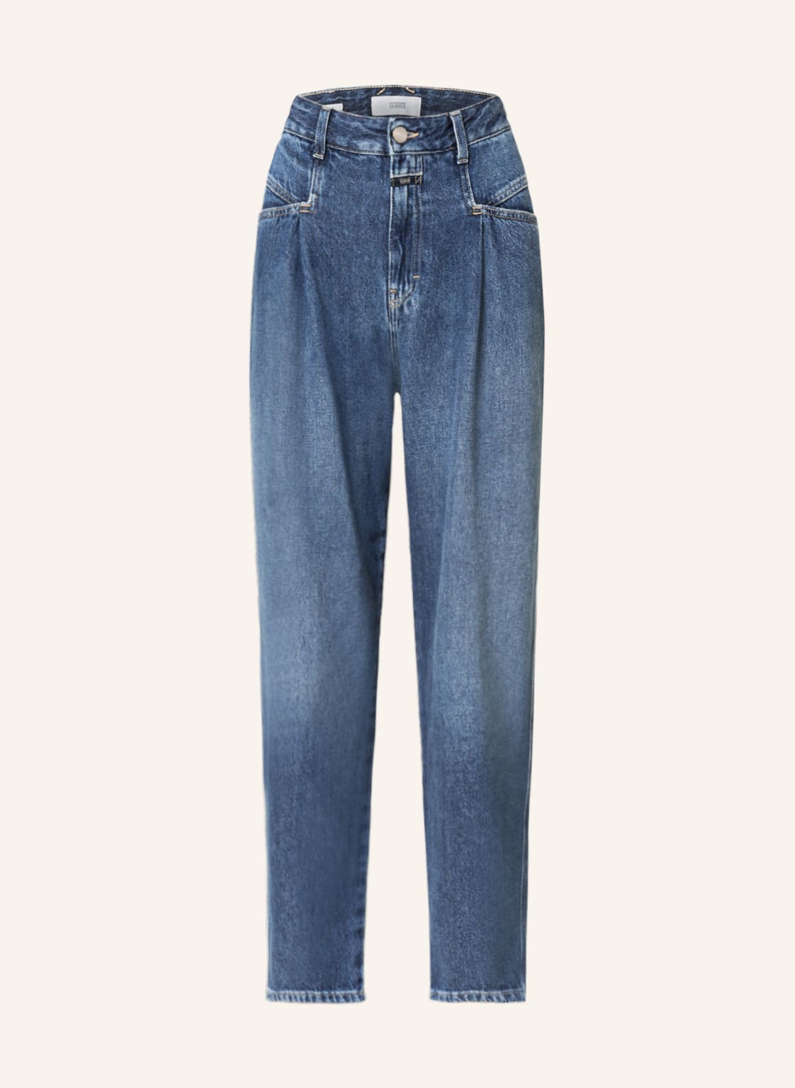 Image of Closed Mom Jeans Pearl blau