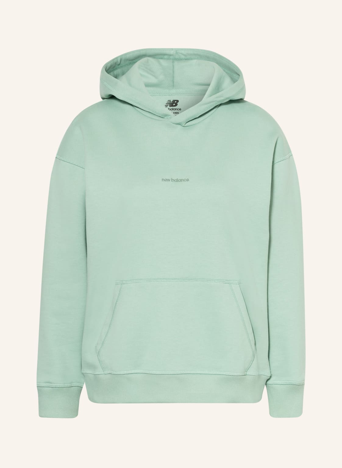 Image of New Balance Oversized-Hoodie Nb Athletics Nature State gruen