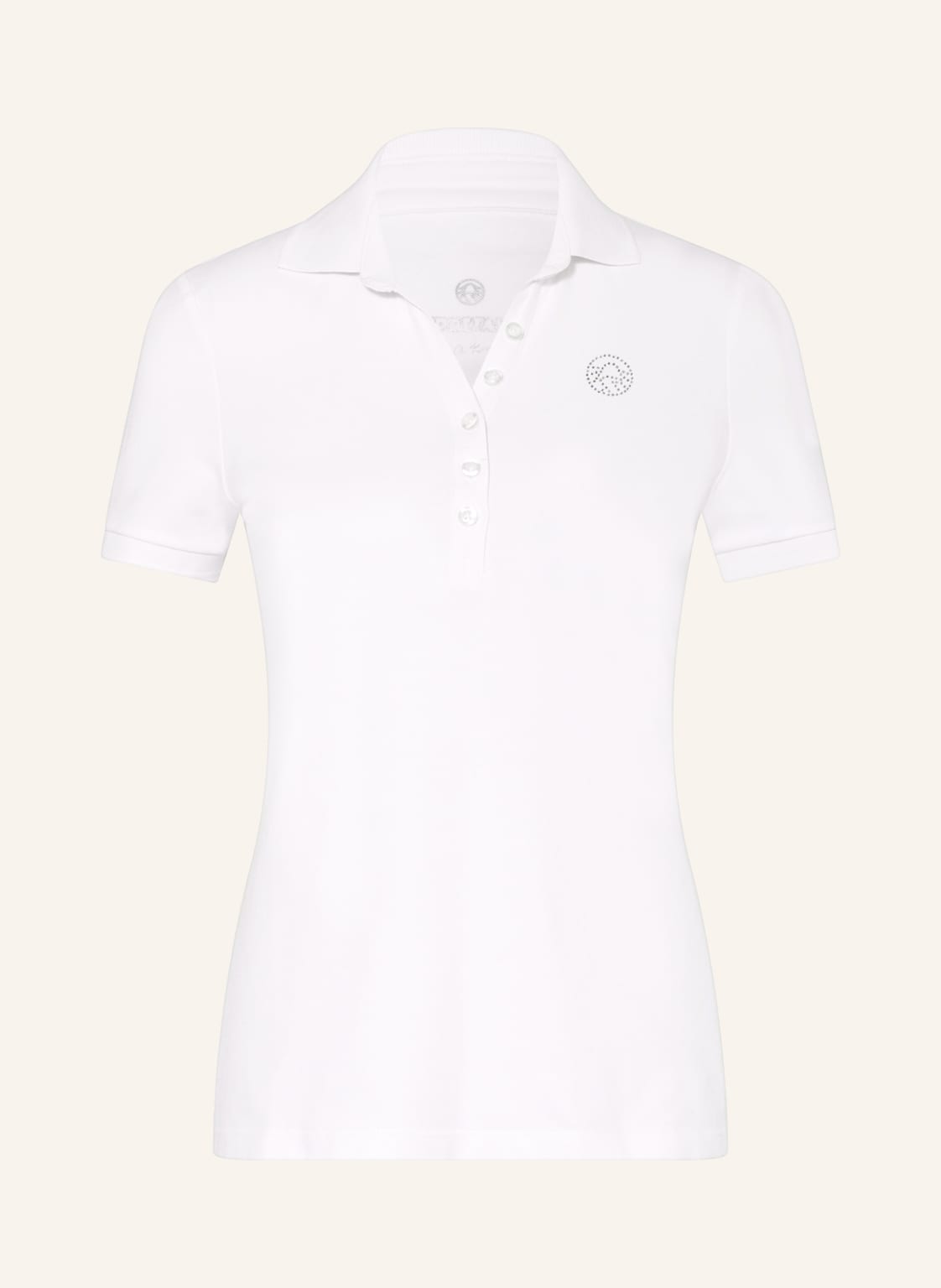 Image of Sportalm Piqué-Poloshirt weiss