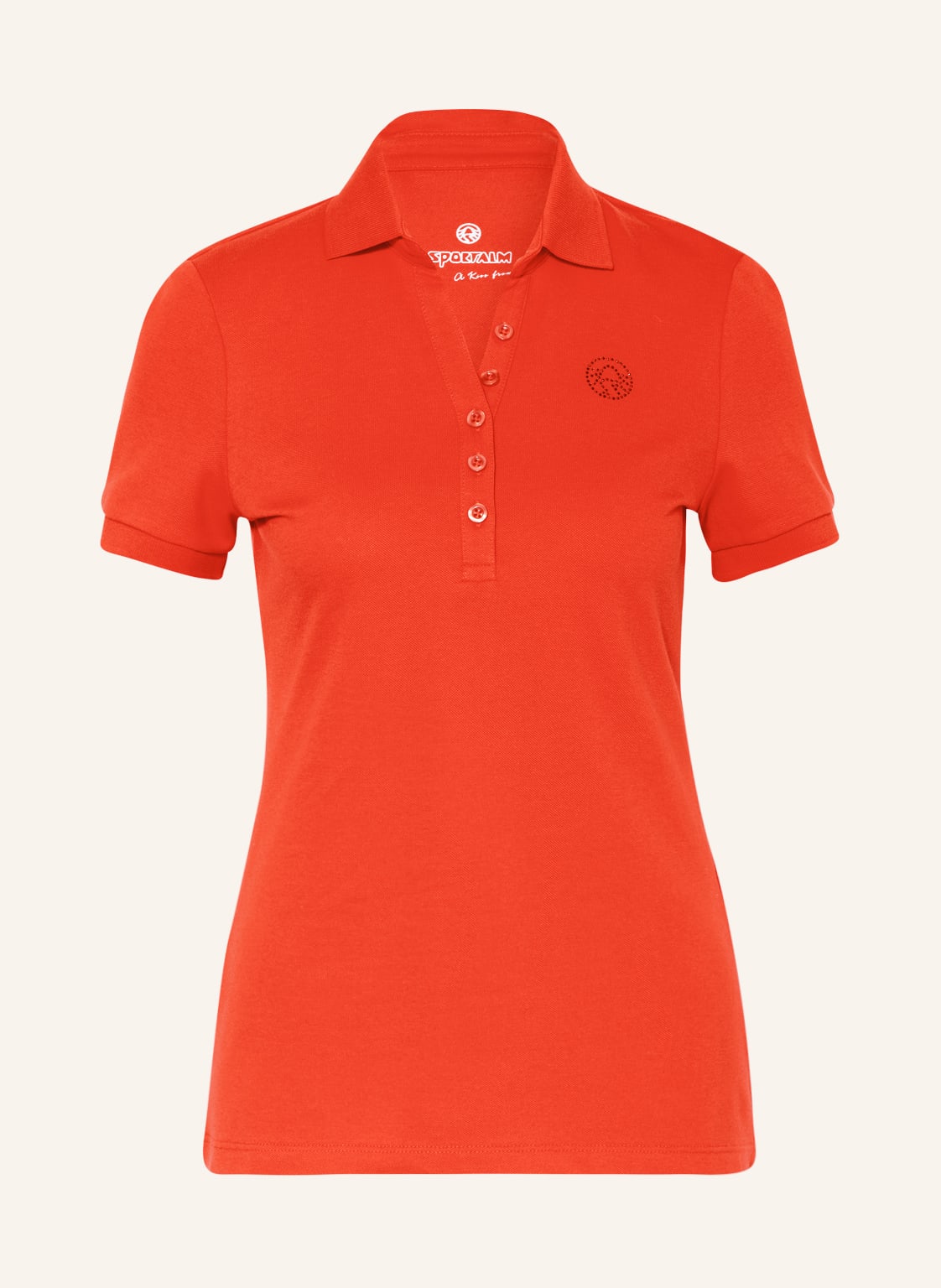 Image of Sportalm Piqué-Poloshirt orange