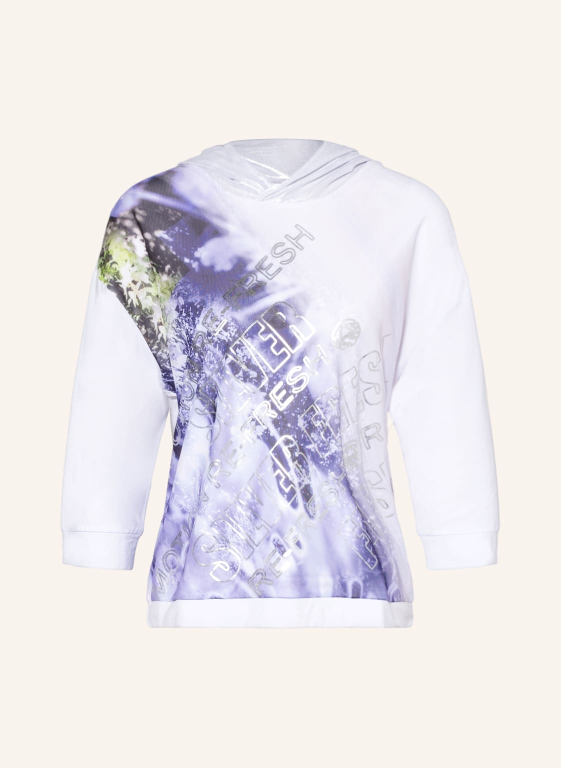 Image of Ulli Ehrlich Sportalm Hoodie Mit 3/4-Arm weiss