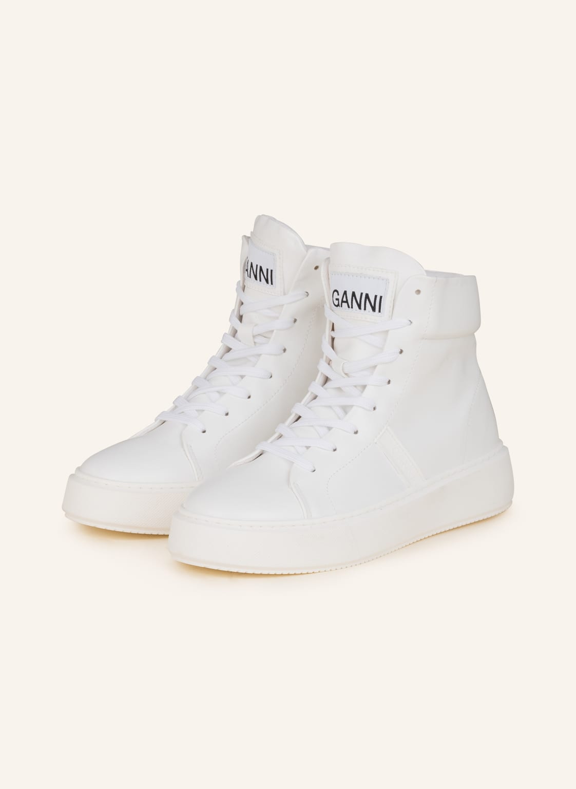 Image of Ganni Hightop-Sneaker weiss
