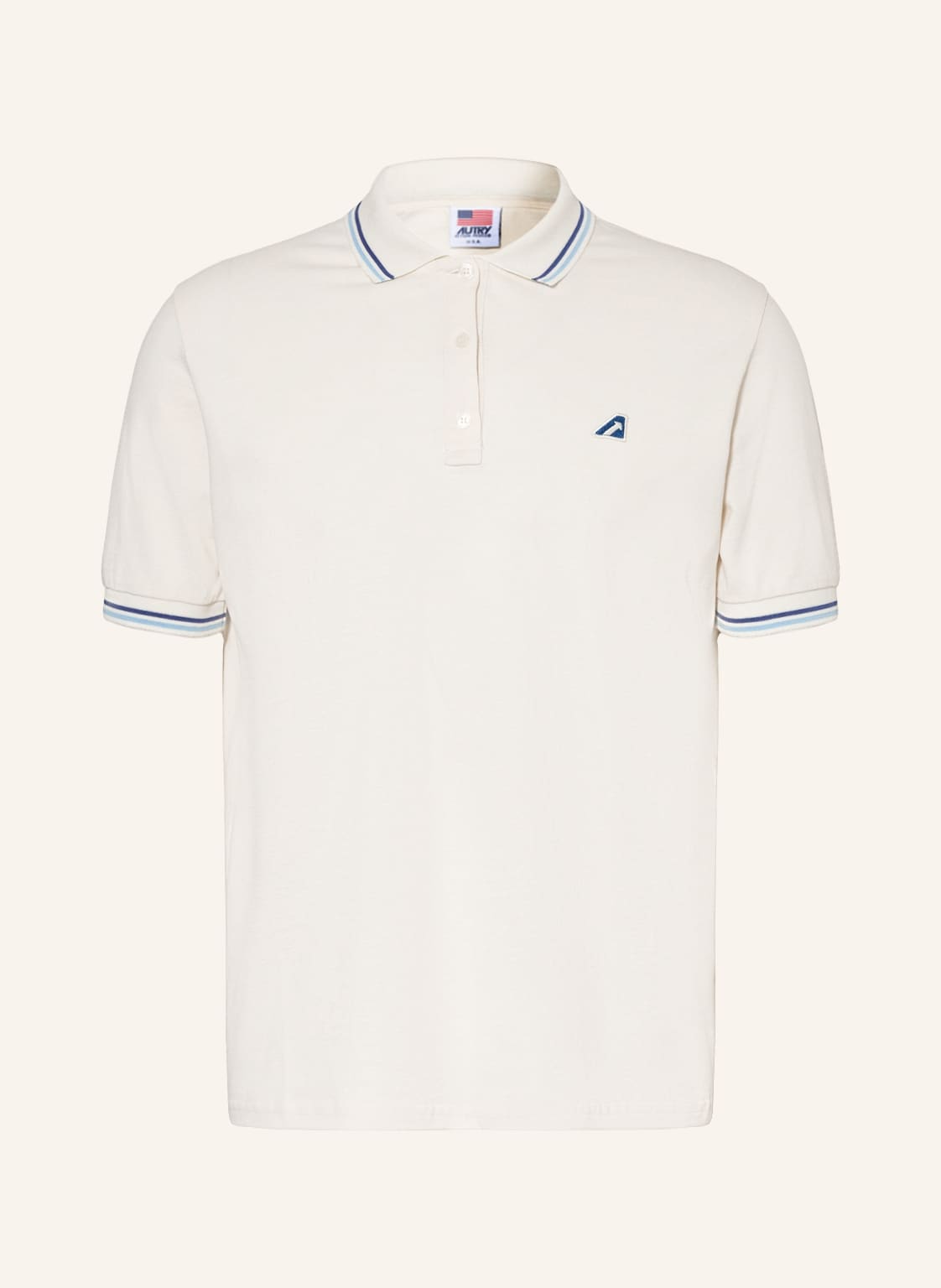 Image of Autry Piqué-Poloshirt weiss