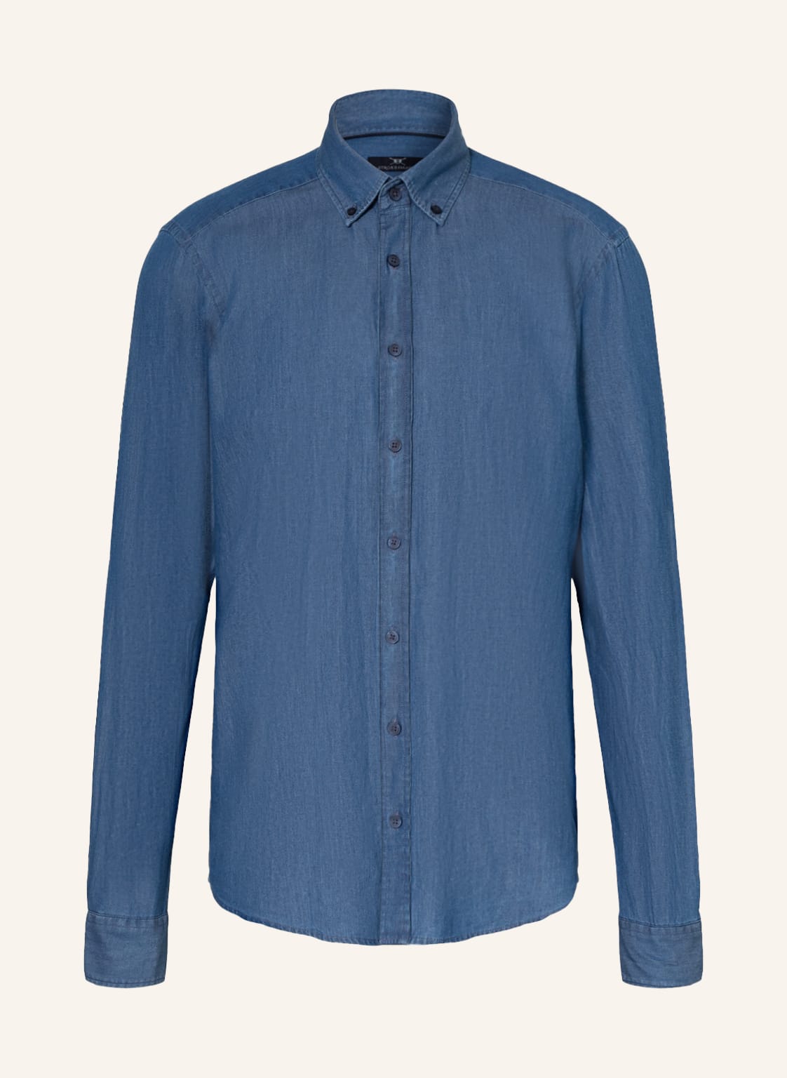 Image of Strokesman's Jeanshemd Regular Fit blau