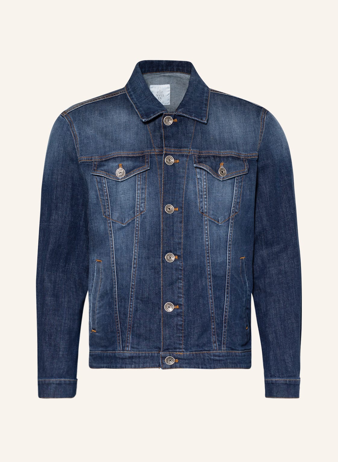 Image of Eleventy Jeansjacke blau