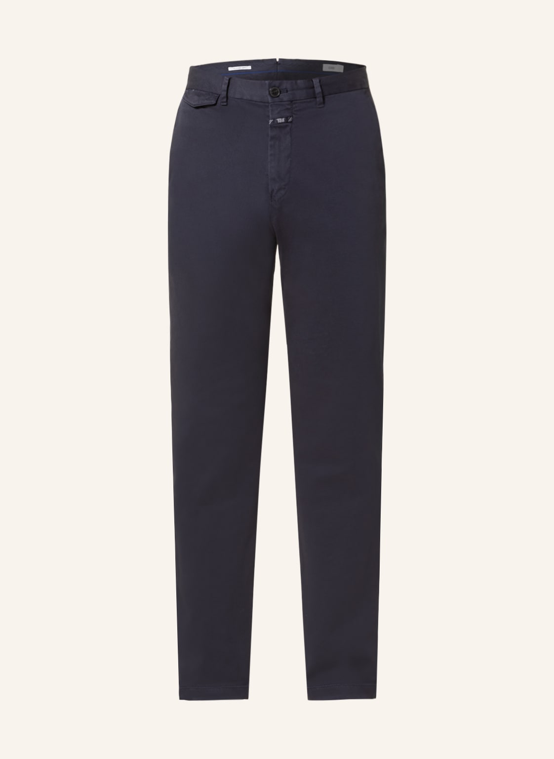 Image of Closed Chino Atelier Tapered Fit blau