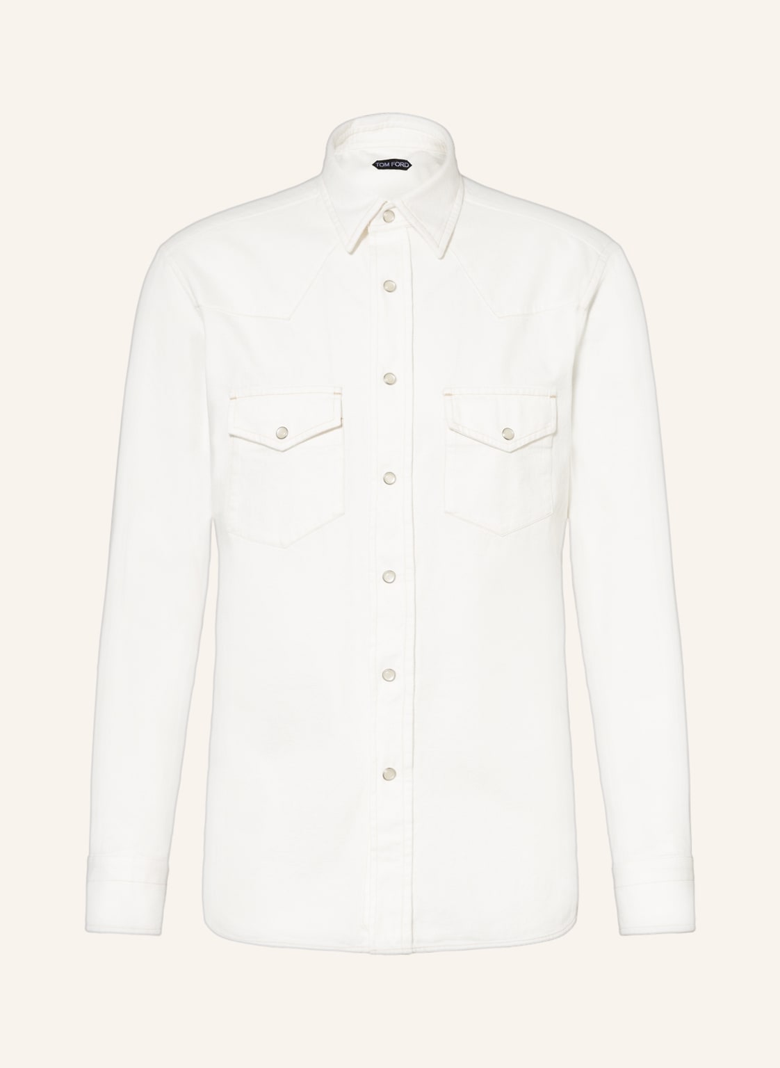 Image of Tom Ford Hemd Slim Fit weiss
