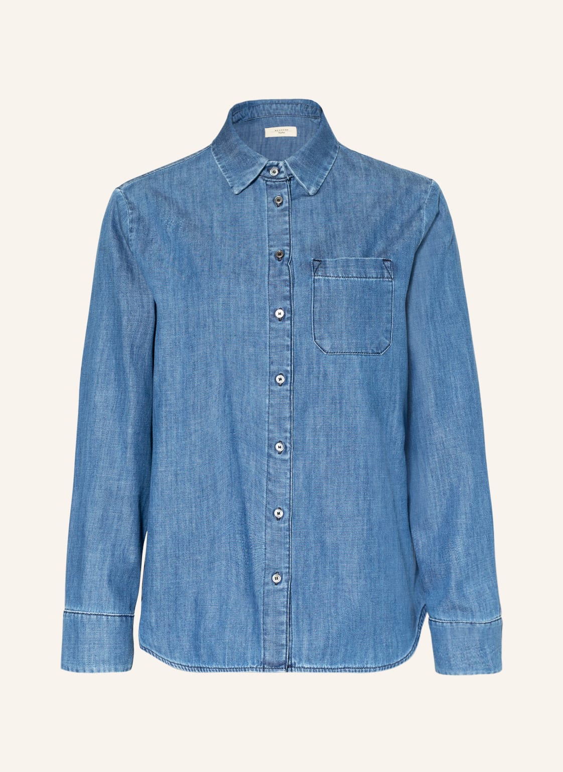 Image of Weekend Maxmara Jeansbluse Ofride blau