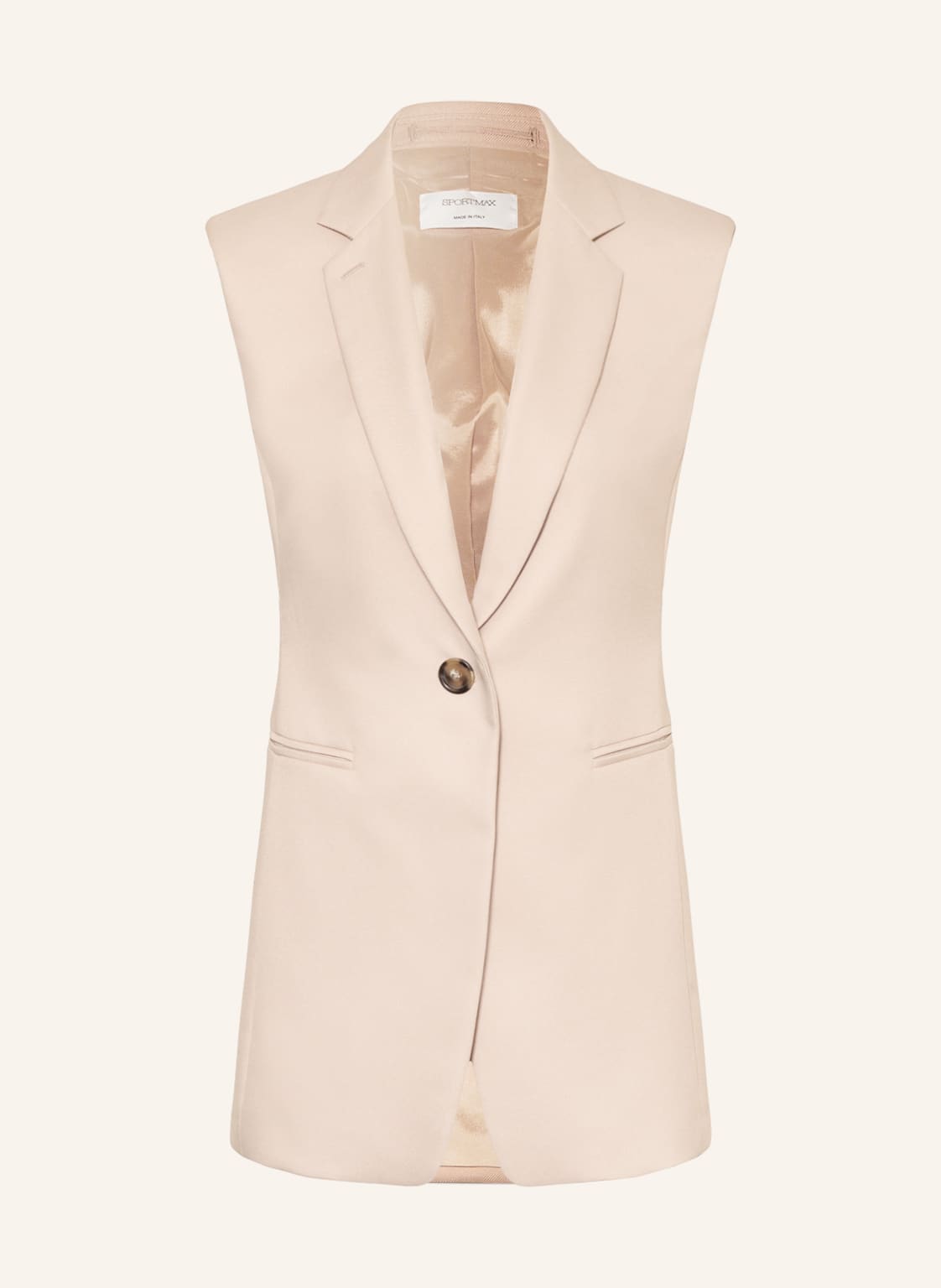 Image of Sportmax Blazerweste Tapioca beige