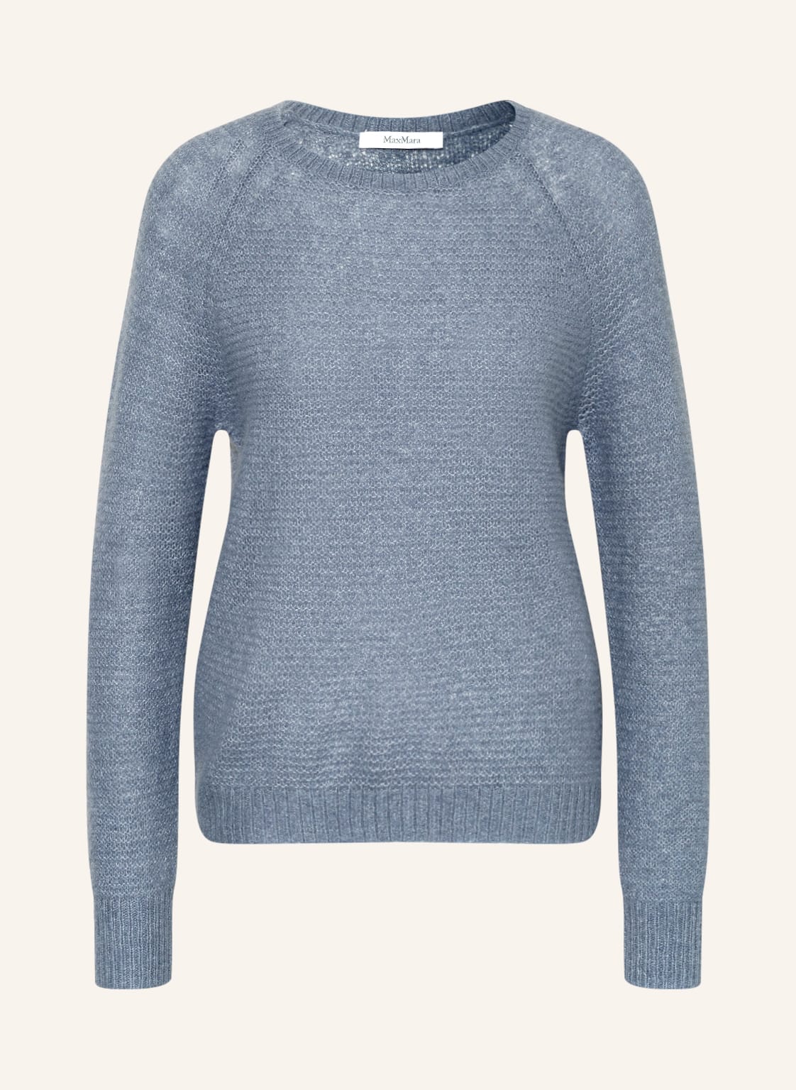 Image of Max Mara Cashmere-Pullover Finnici blau