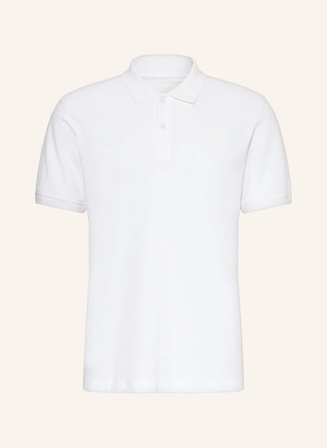 Image of Strokesman's Piqué-Poloshirt weiss