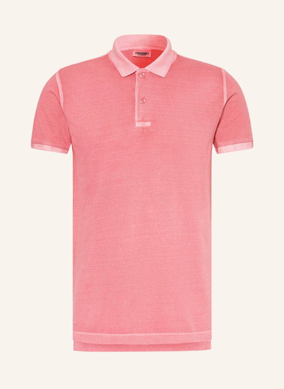 Image of Strokesman's Piqué-Poloshirt pink