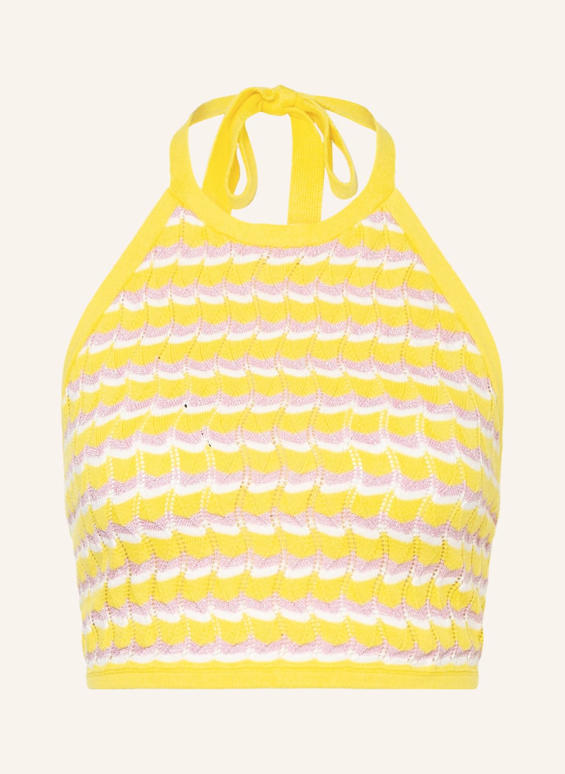 Image of Seafolly Stricktop Mit Glanzgarn gelb