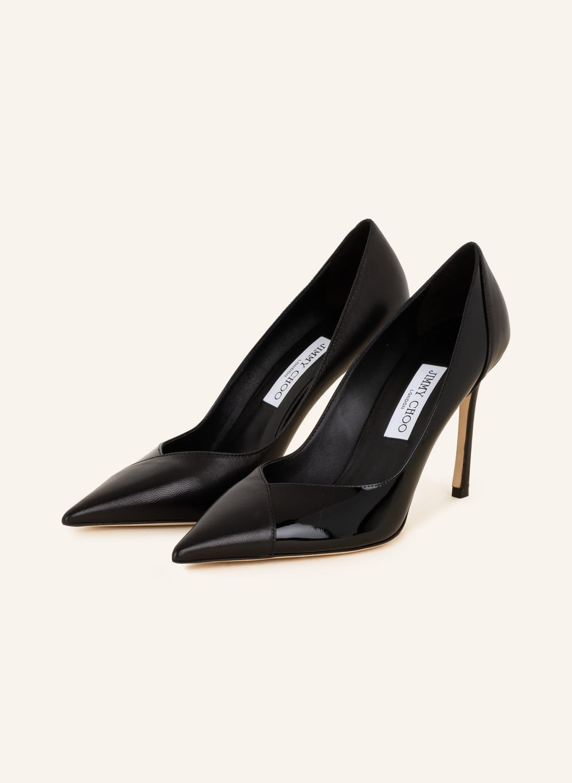 Image of Jimmy Choo Lack-Pumps Cass schwarz