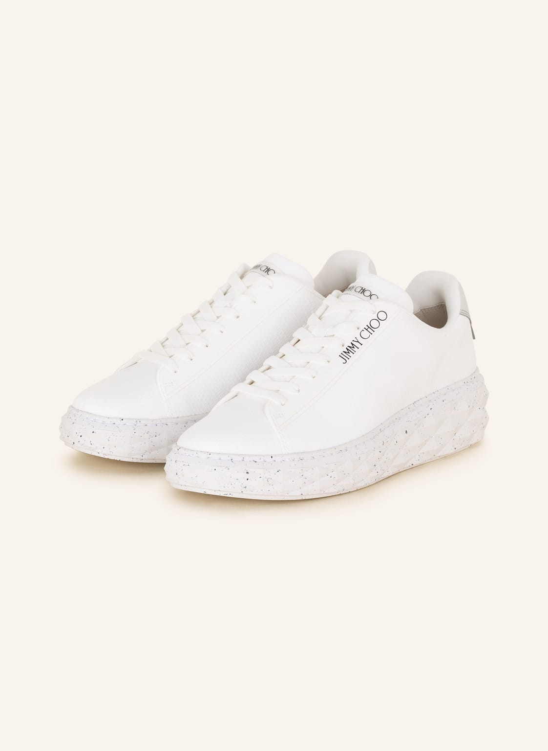 Image of Jimmy Choo Sneaker Diamond Light weiss