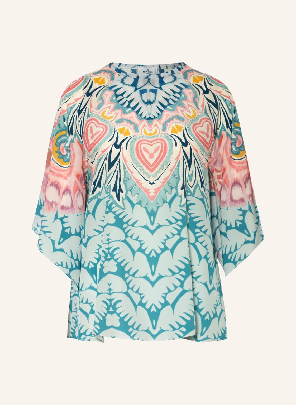 Image of Etro Blusenshirt Aus Seide blau