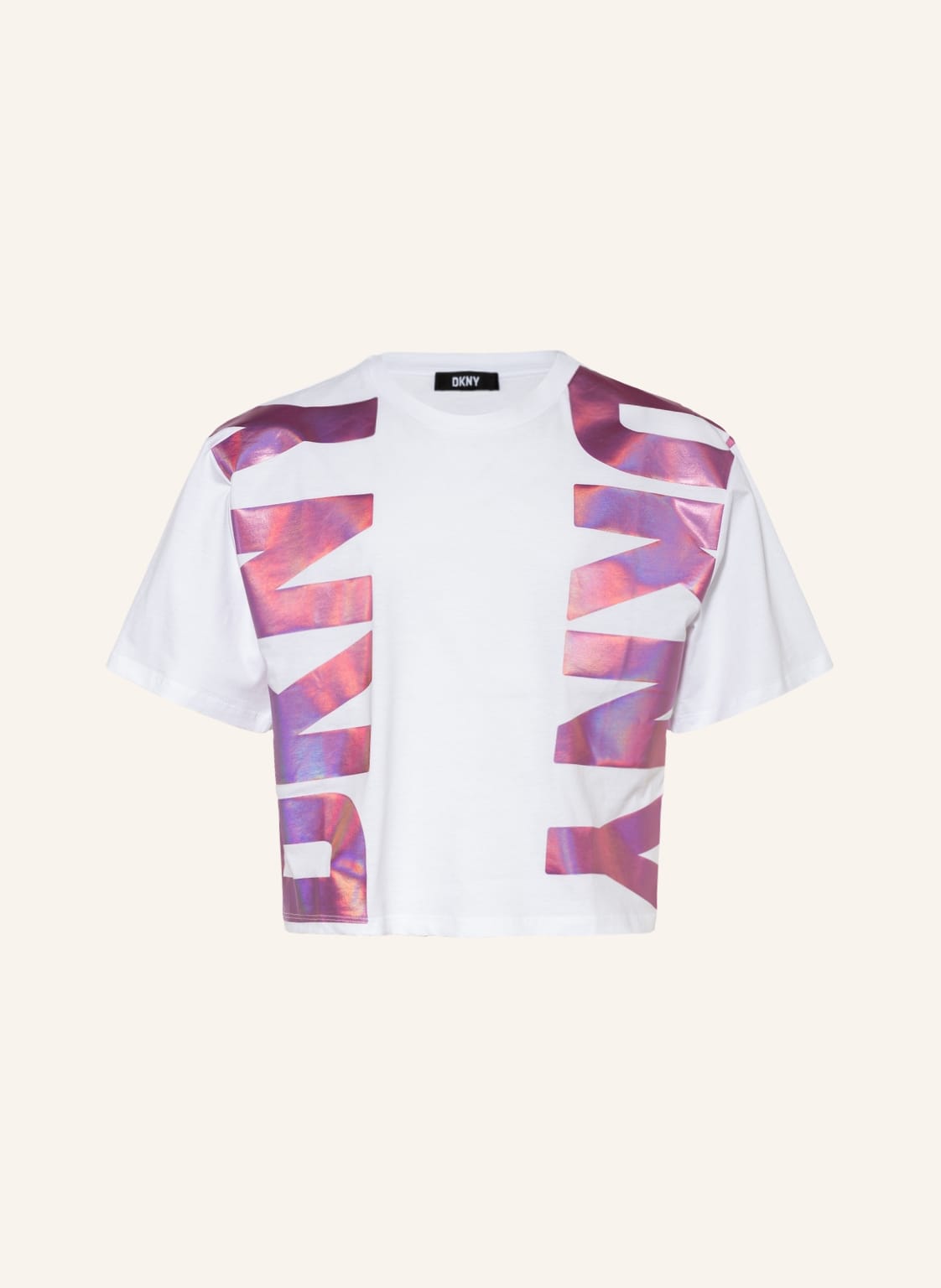 Image of Dkny Cropped-Shirt weiss