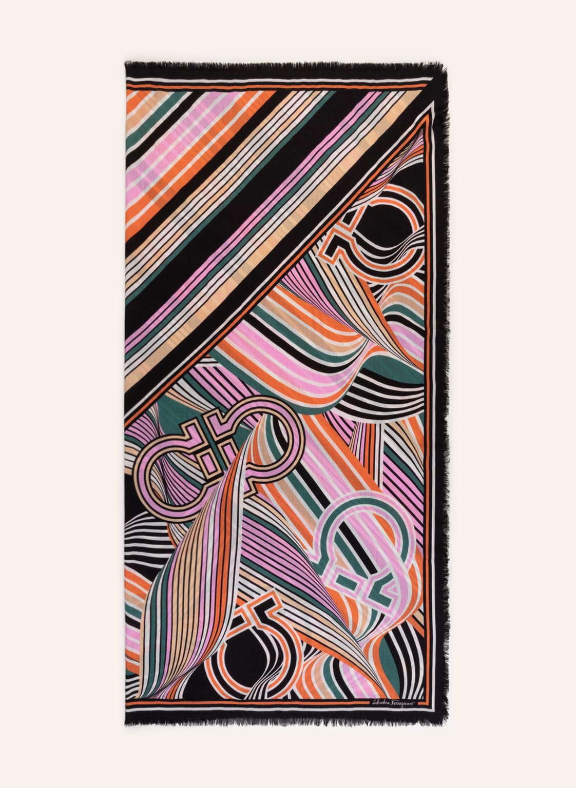 Image of Ferragamo Tuch schwarz