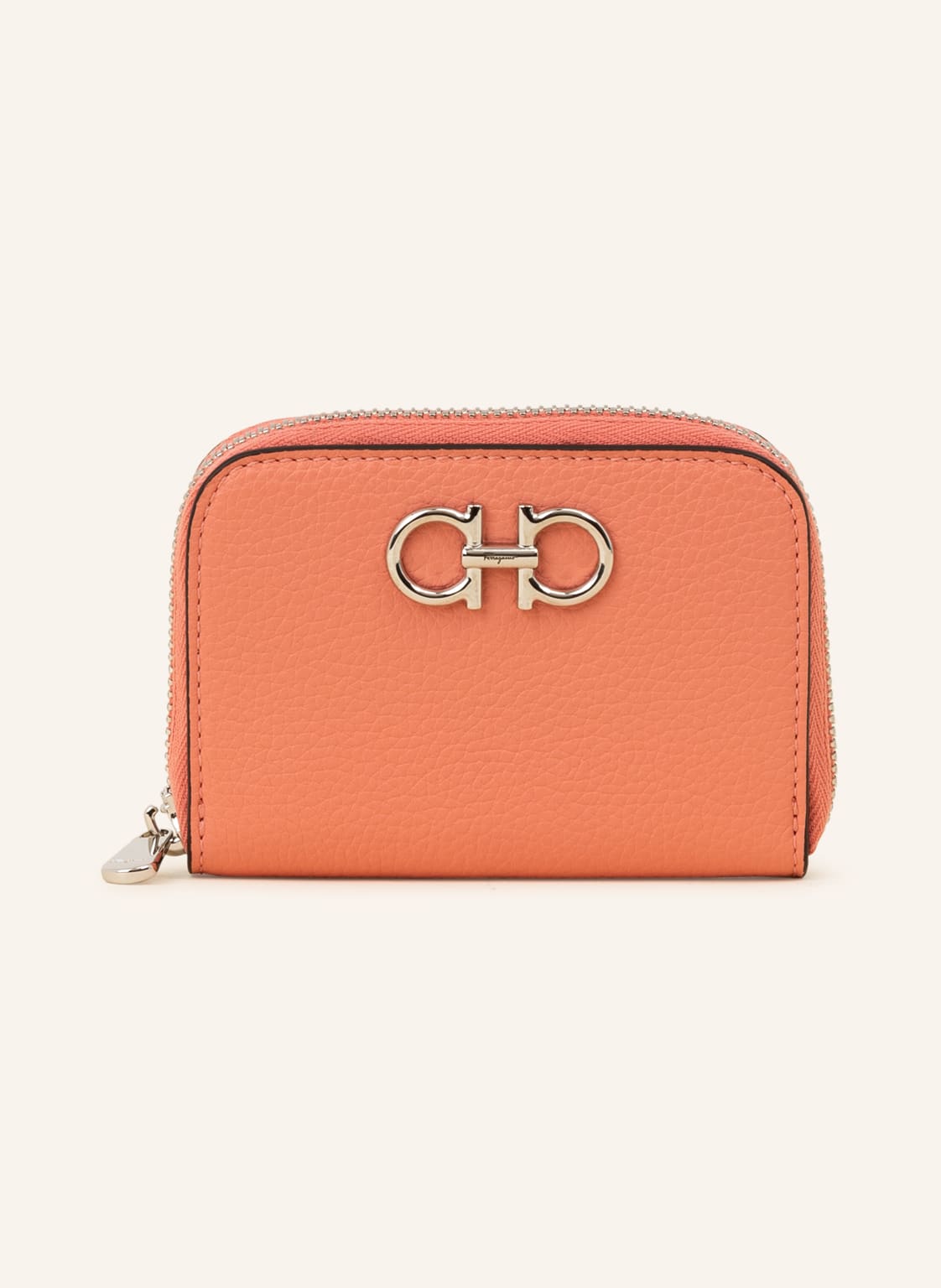 Image of Ferragamo Geldbörse Gancino orange