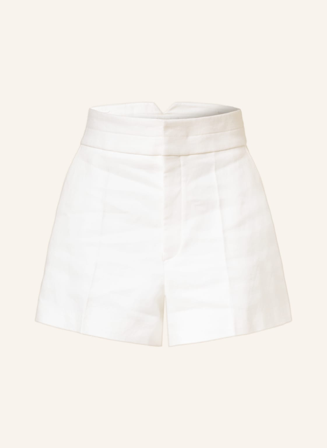 Image of Chloé Leinenshorts weiss