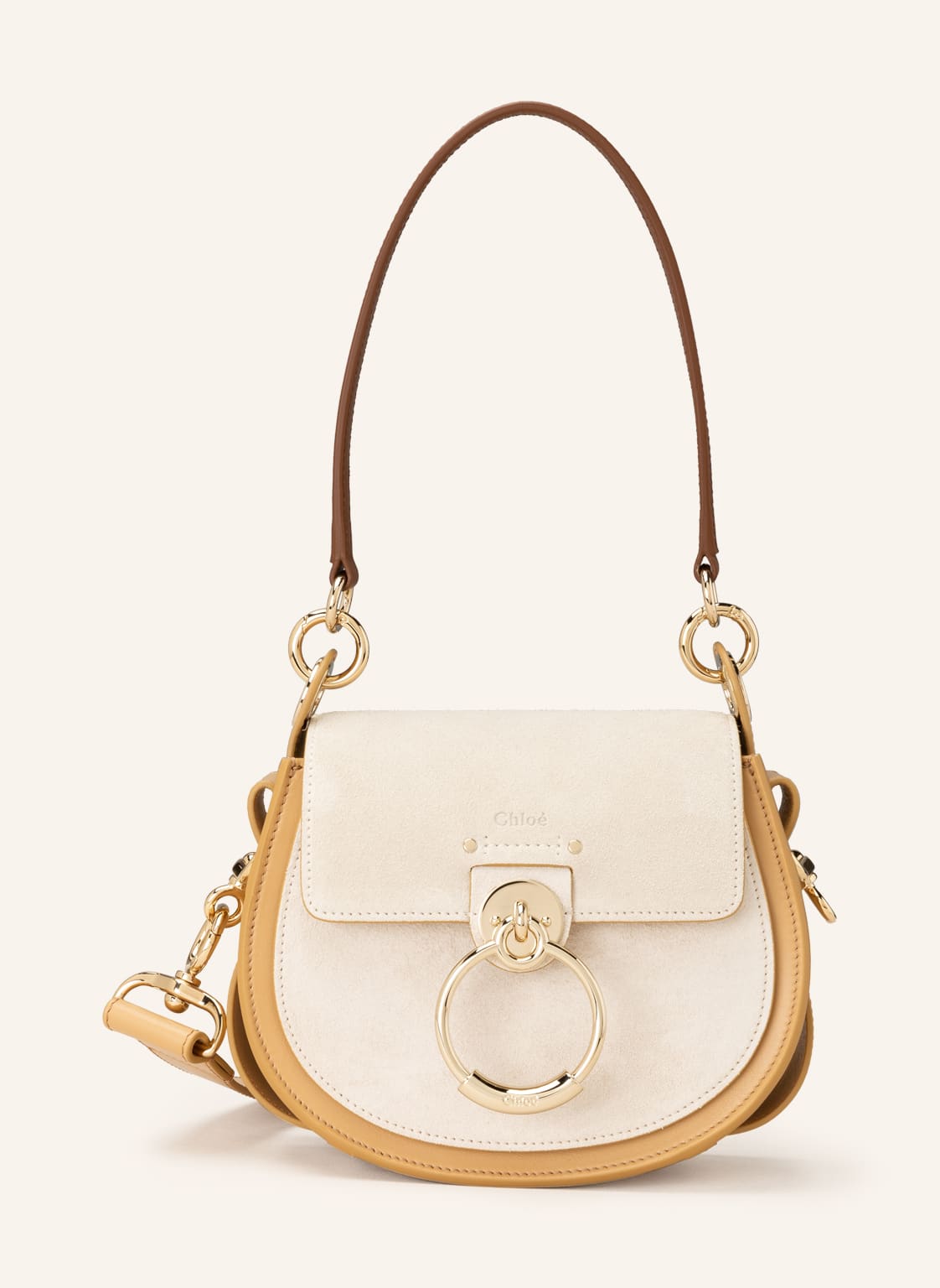 Image of Chloé Umhängetasche Tess beige
