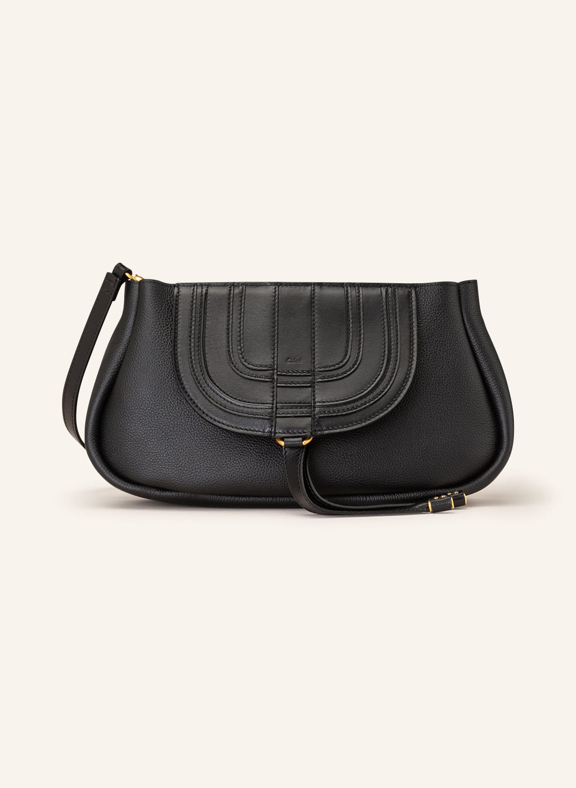 Image of Chloé Umhängetasche Marcie Medium schwarz