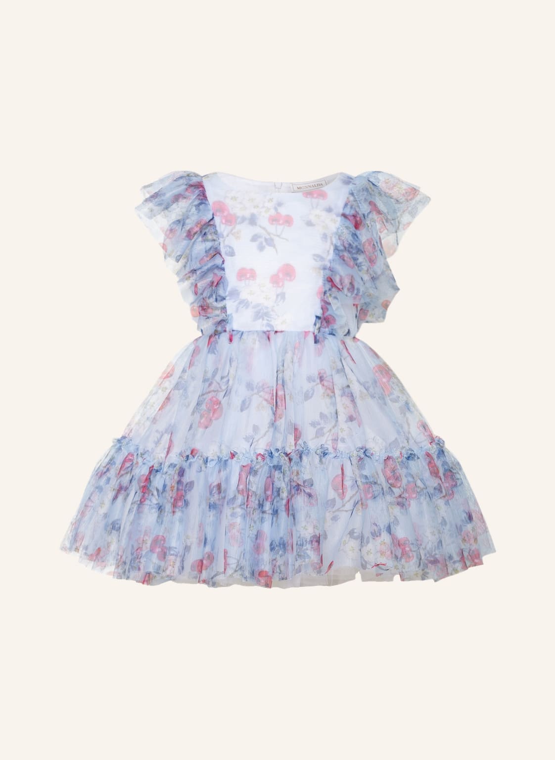 Image of Monnalisa Kleid Mit Rüschen blau