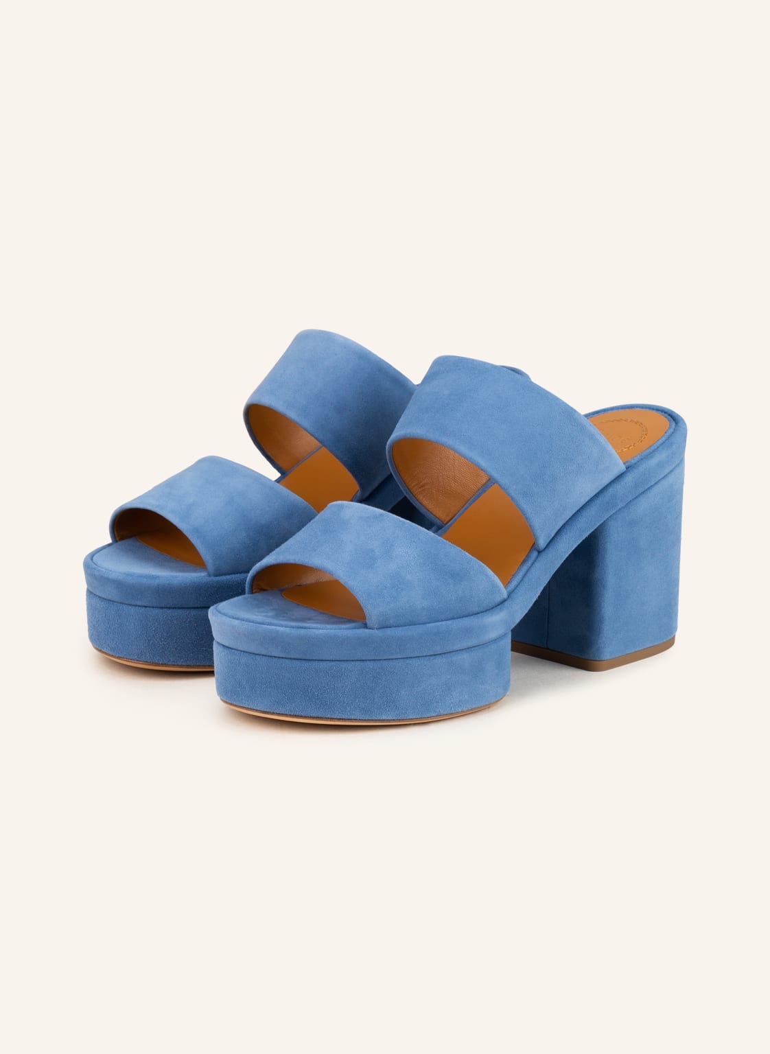 Image of Chloé Plateau-Mules Odina blau