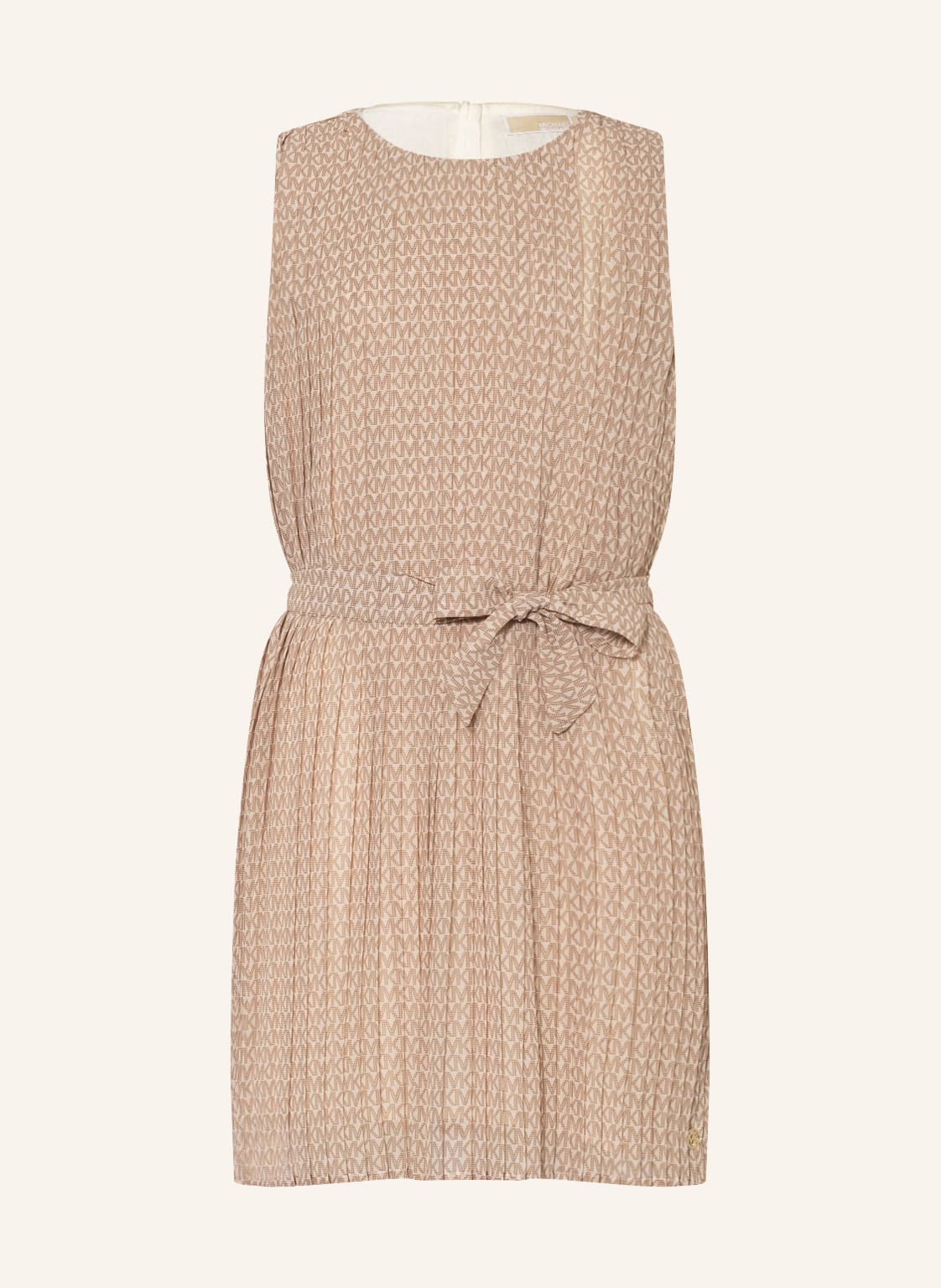 Image of Michael Kors Plisseekleid weiss